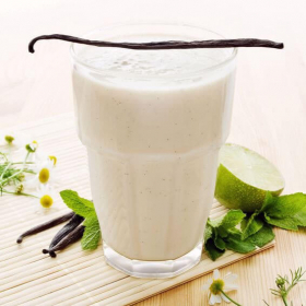 Frappè iperproteico alla vaniglia, arricchito di collagene