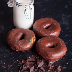 Donuts Anelli di biscotti al cioccolato 5 pezzi